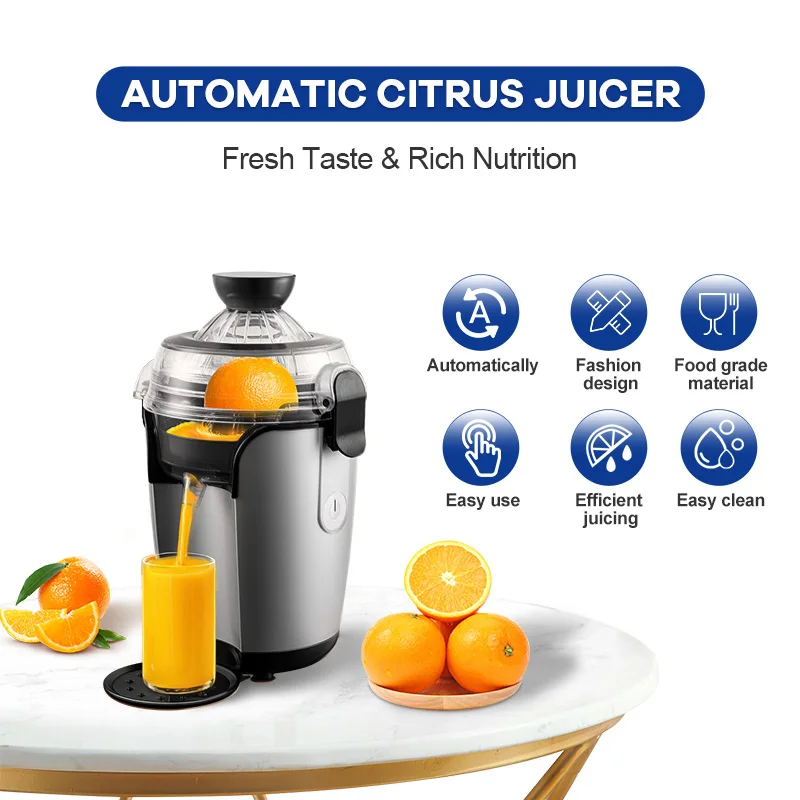 Wholesale OEM Easy Clean Home Use Automatic Fruit Orange Lemon Grape Electric Citrus juicer extractor machine Supplier