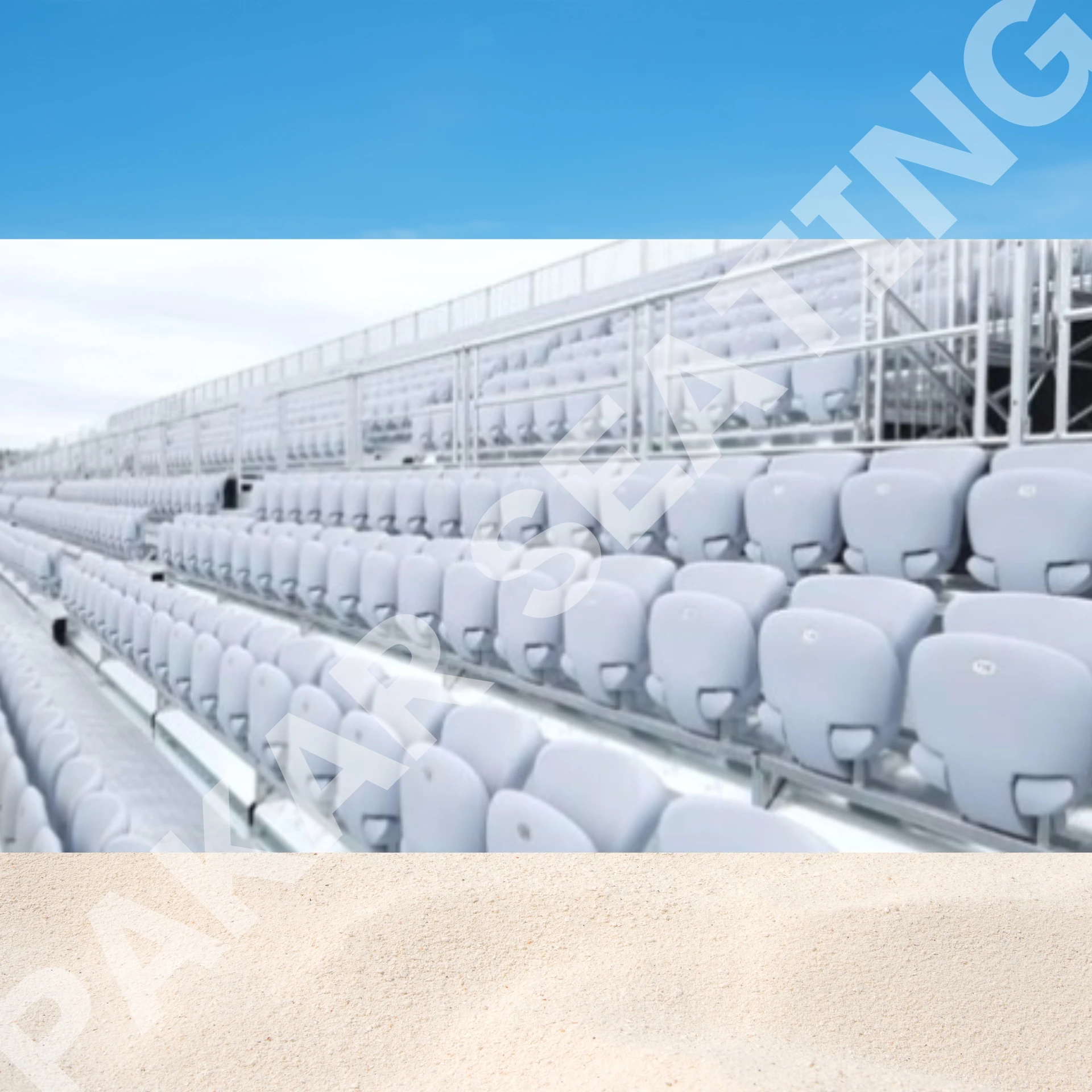 Grandstand stand for Karting track Show Seating Solution for Entertainment Events
