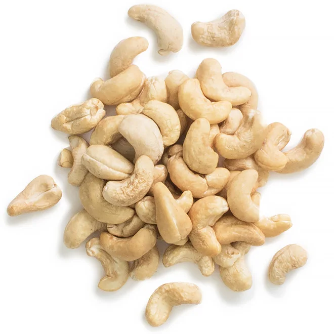 Premium Organic Fresh Cashew Nuts W320 Grade Kernel Snack Processed and Dried Raw Nuts Food Application