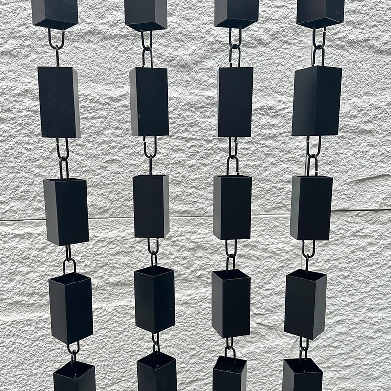 American villa building rain drainage rain chain eaves decoration drain system rain chains