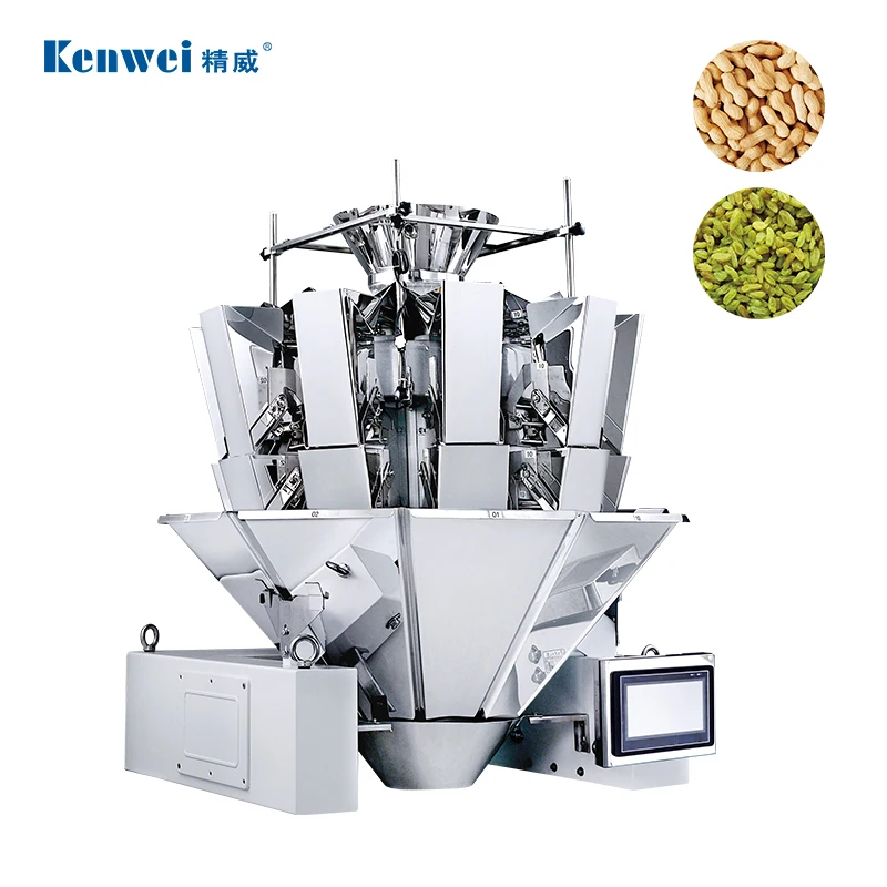 Standard 14 head multihead weigher weighing and packing machine for weighing snack foods