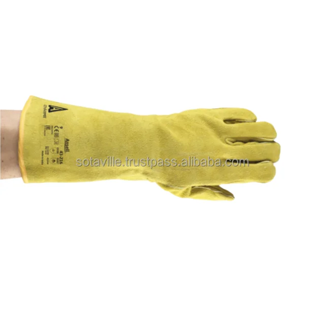 Top Sale heat-resistant gloves long-cuff gloves with cotton liner increased forearm and wrist protection from Vietnam