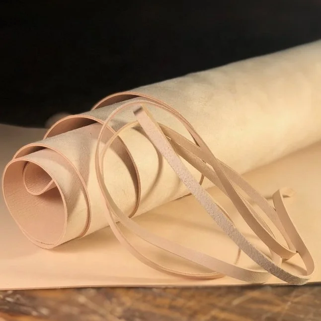 high veg tanned buff leather for belt 3.0mm + thickness