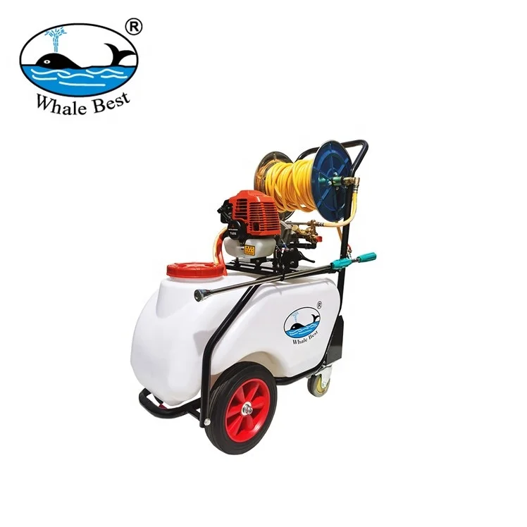 Custom agriculture portable trolley power spray