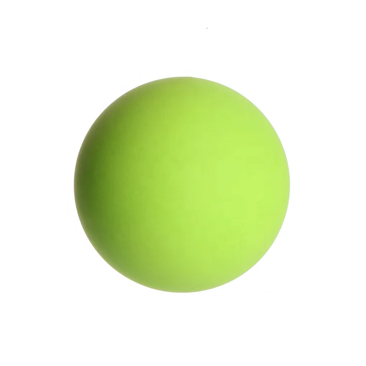 4 Inch Bulk Soft Professional White Pure Color 60mm Size Bouncy Rubber Squash Ball Yellow