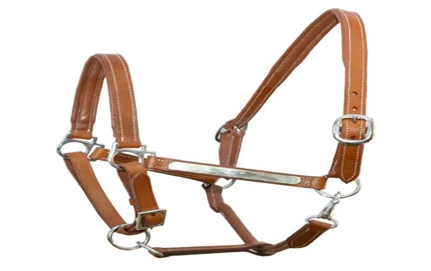 Equestrian Equipment Horse Halter with hardware Horse Riding Products horse head collar lead rope and halter