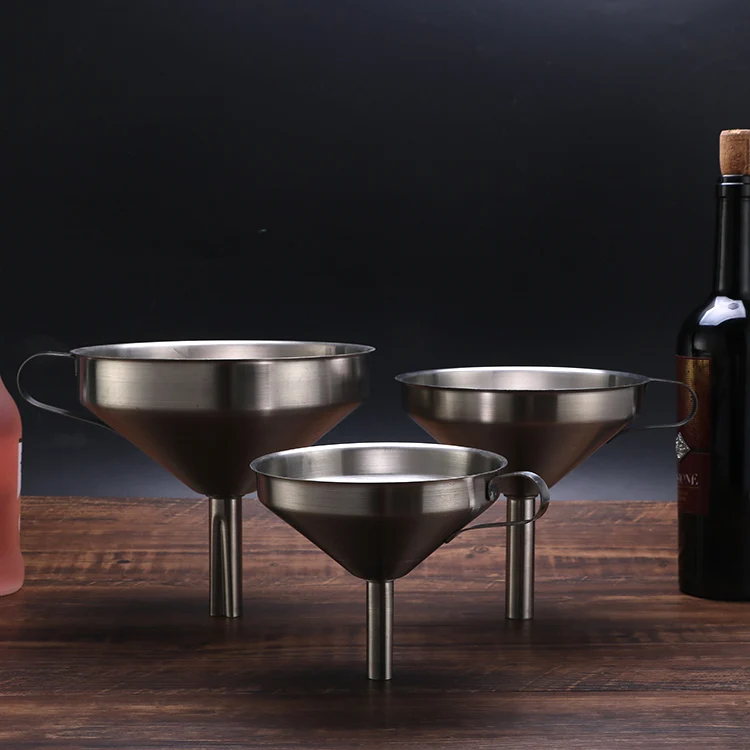 Лидер продаж Высококачественная Воронка для масла из нержавеющей стали воронка пищевых продуктов с ситечком