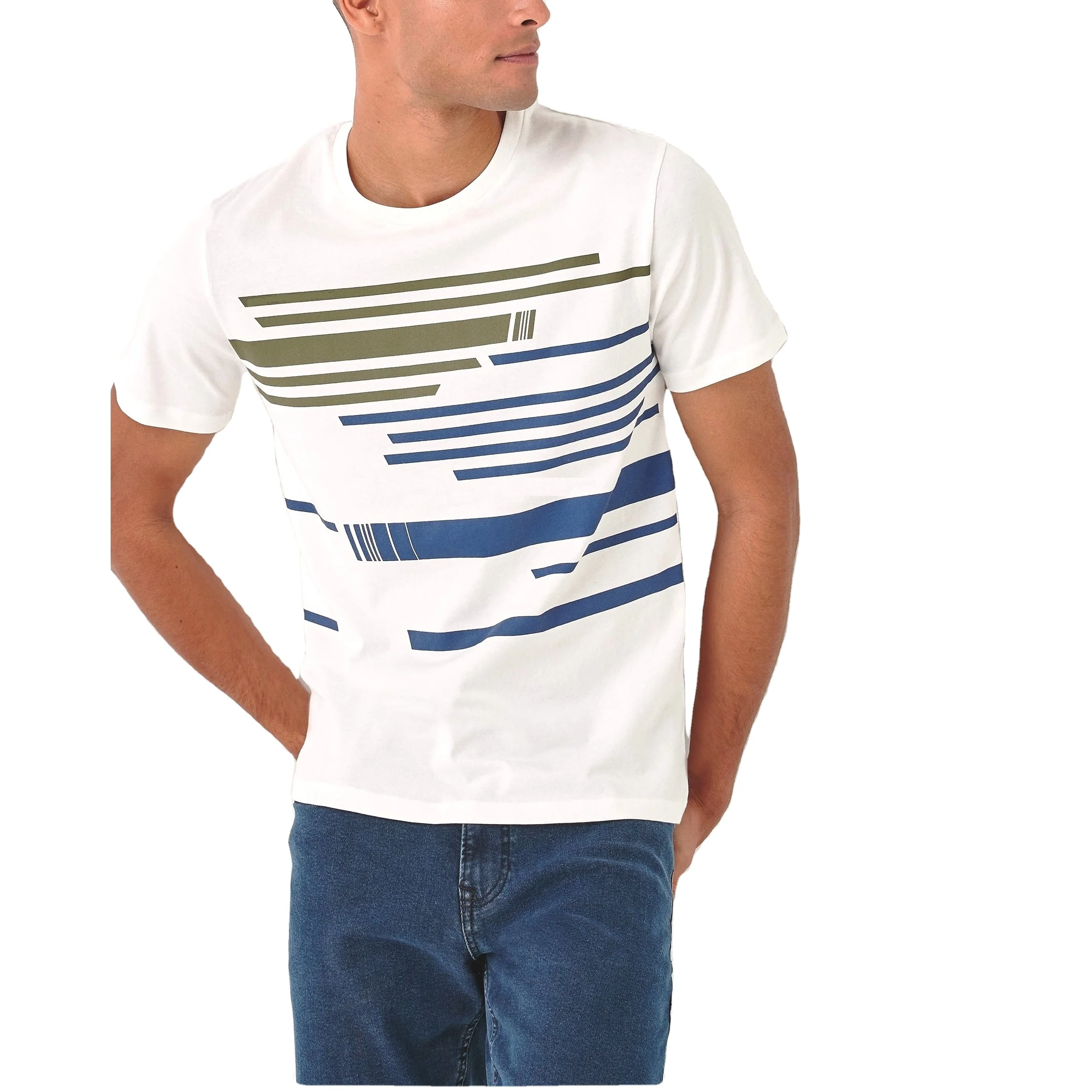 Stylish men printed t shirts Custom 100% soft cotton high quality designer graphic tees summer clothing manufacturer from India