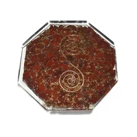Top Selling Spiritual Lapis lazuli Orgone Coaster Crystal Crafts Natural Stones Reiki Orgonite Kitchen Table Tea Cup Coaster