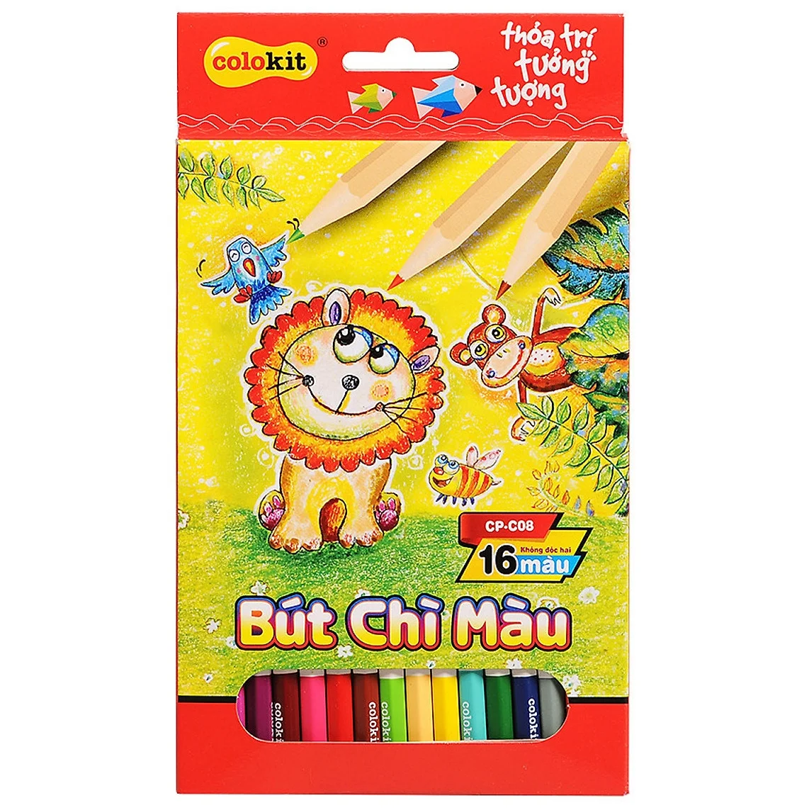 COLORED PENCIL - 16 COLORS (CP-C08)