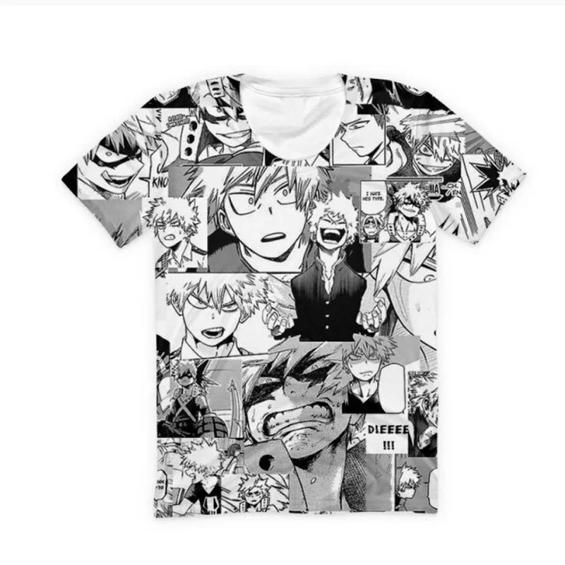 
Custom Anime Kawaii Sweet Short Sleeve College Women Men Unisex 3D All Over Print T-Shirts 