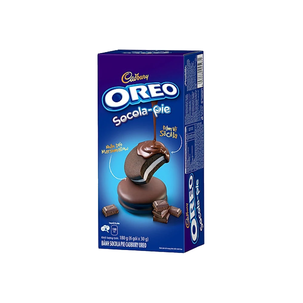 Oreoo Chocopie Chocolate 180g Wholesale Export Confectionery Mondelez Chocopie Marshmallow Chocolate Flavor Hot Sale Oreos