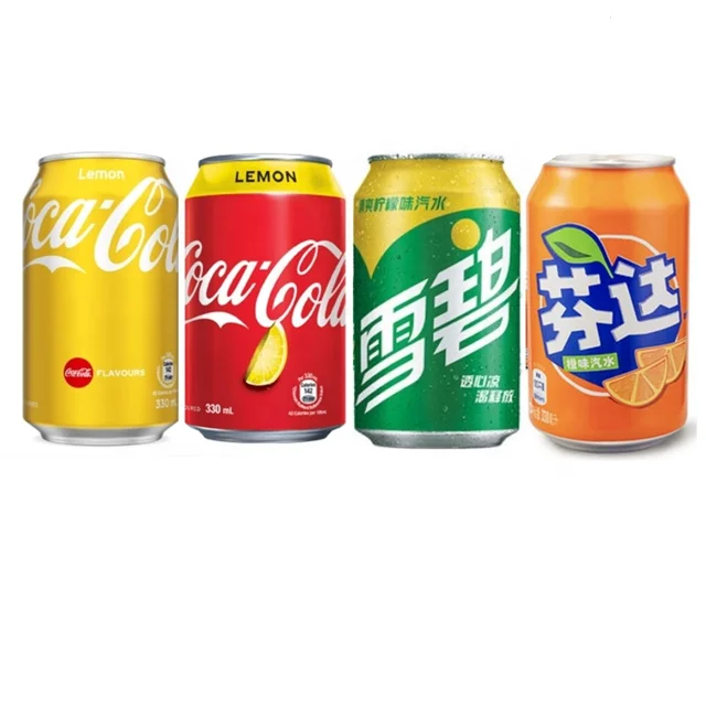 China Product Beverages Soda Drink Soft Drink Coca Soda Cola Lemon Flavor Carbonated Water Coca Colas Ready to Drink
