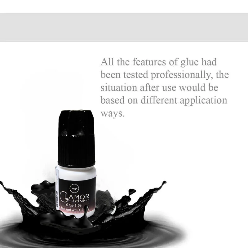 6-8 Weeks Long Lasting Strong Premium Lash fast Glue 0.5-1.5 second Custom Professional Eyelash Glue From Korea