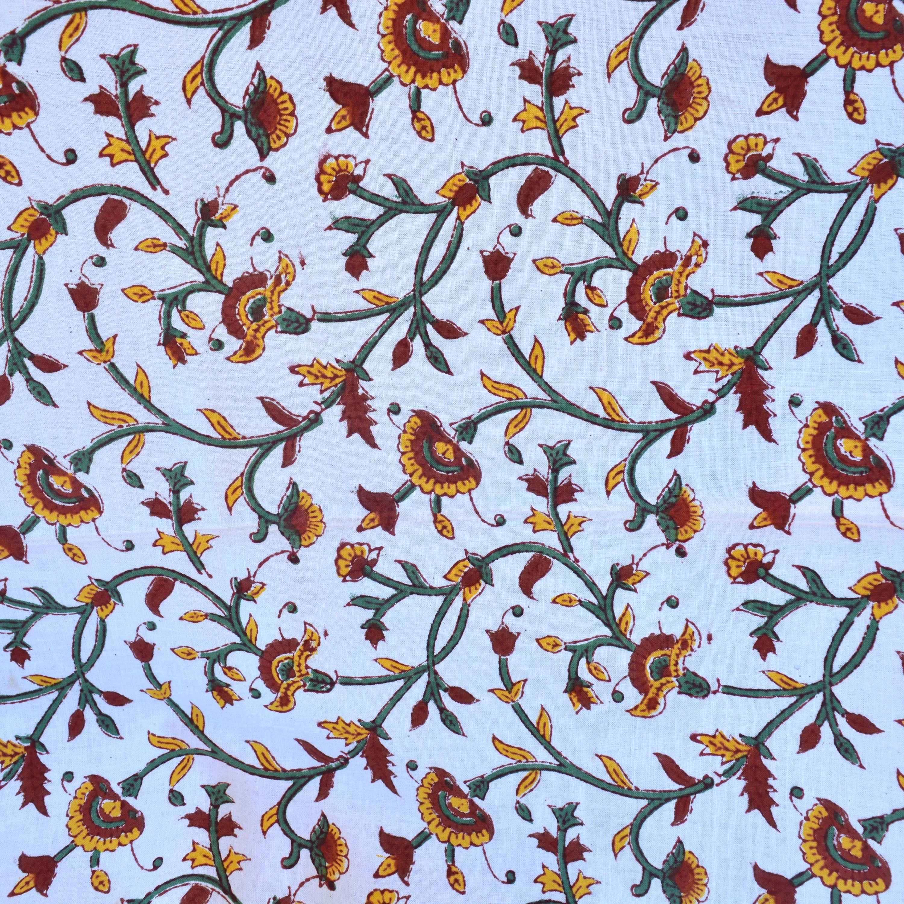 Хлопковая прямоугольная скатерть ручной работы