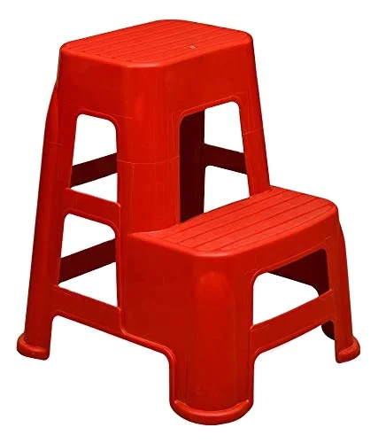 Anti-skid Step Stool for kitchen/2 Step Household Steel Ladder Medical Step Stool /Double Step stool Toilet Toddlers Baby Child