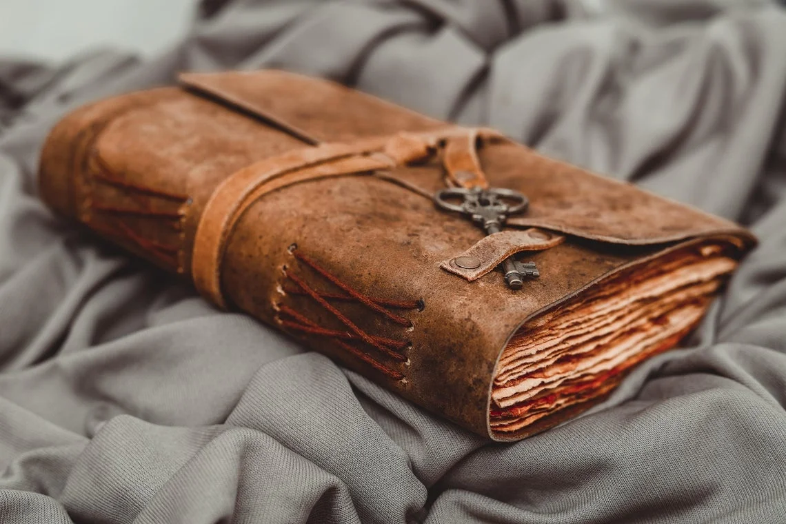  Винтажный кожаный журнал ручной работы блокнот в переплете дневник белая антикварная бумага и закрытие ключей