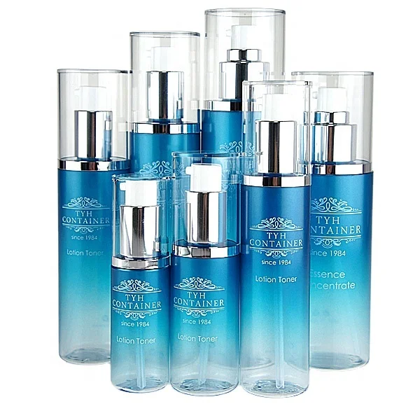 30ml 50ml 100ml 120ml 150ml 200ml PETG Round Cosmetic Bottle in Single Wall with PMMA ABS Round Cap | PP Pump (JNPC Series)