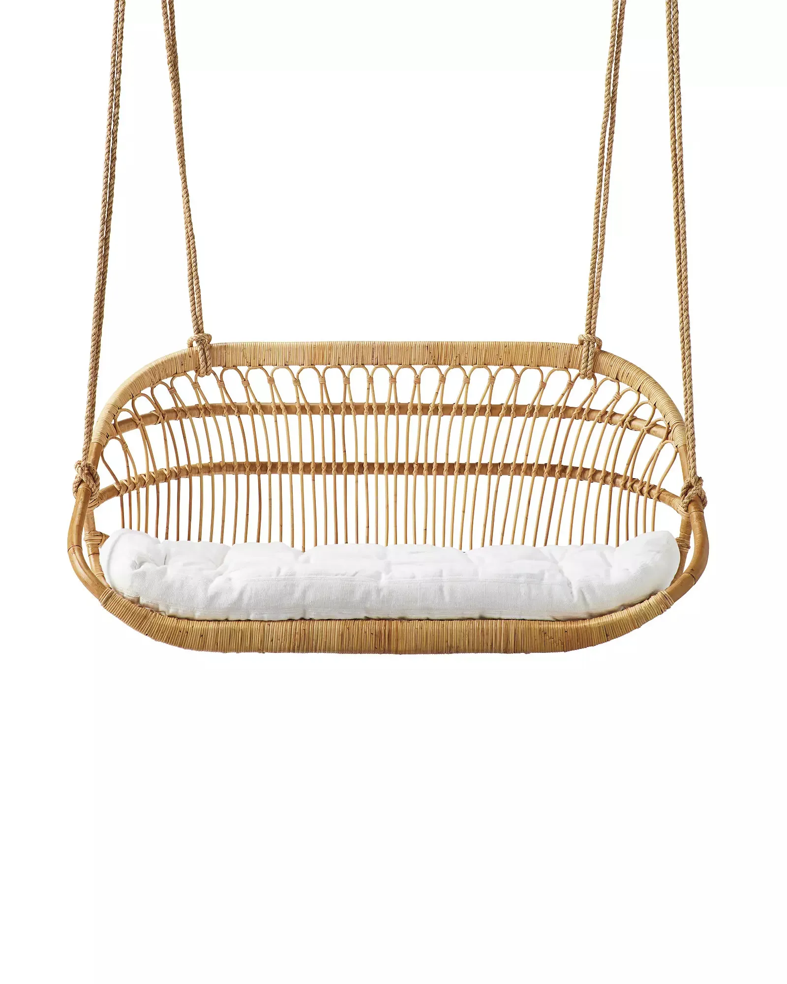 2 Seats Wholesale Rattan Garden Hanging Chair Ptio Swing Indoor Hammock Swing Chair Egg Swing Chair Resort Furniture XD03