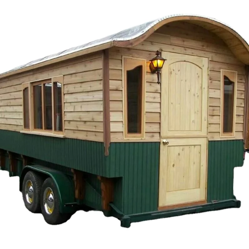 Customized Size Container House Insulation Luxury Wood Mobile Trailer Home In Brazil