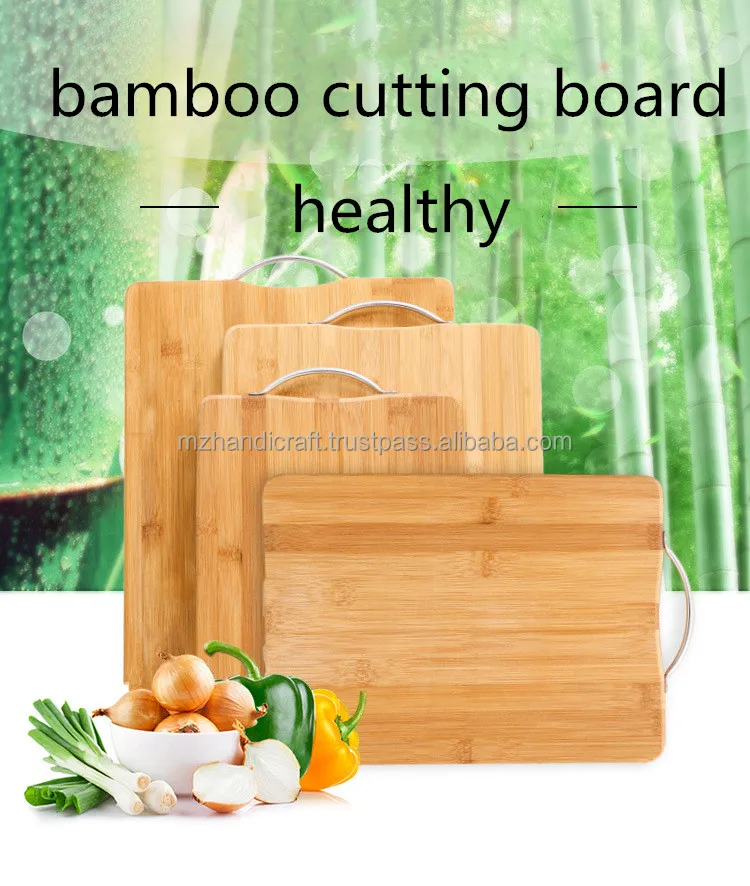 
Latest 2021 wholesale kitchen bamboo chopping cutting board with handle By MZ Handicraft 