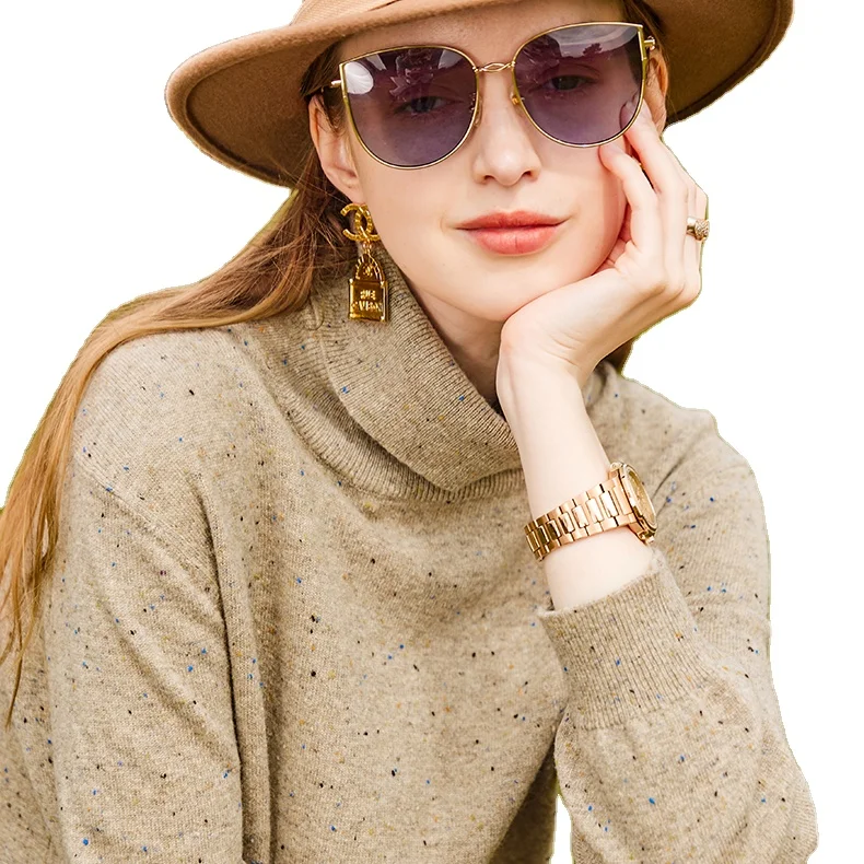 TRENDING ODM, OEM, CMT TURTLENECK DRESS IN WOOL FOR WOMEN IN EUROPE AND NORTH AMERICA