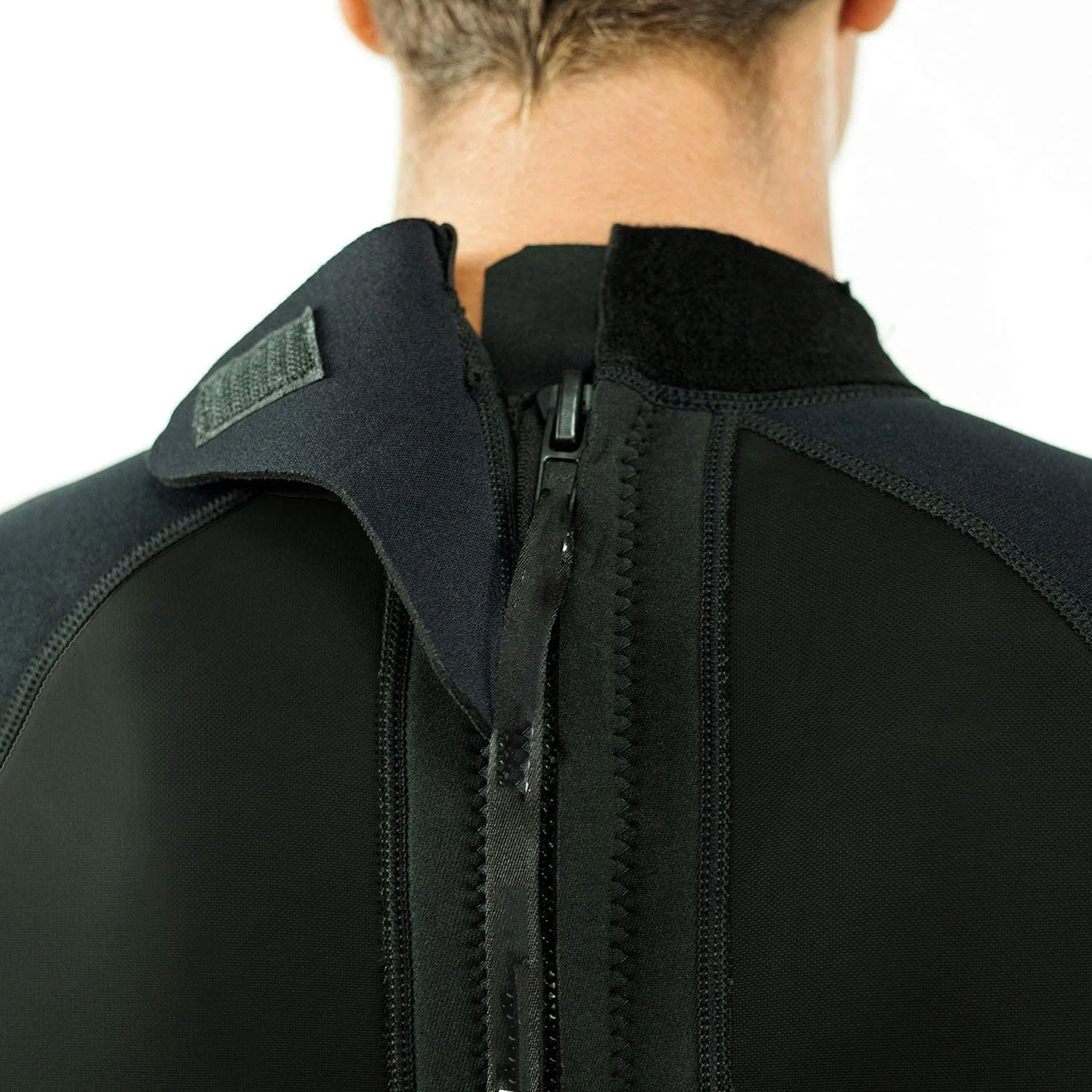 
Full Wetsuit for Men Neoprene Shark Skin Chest Panel Super Stretch Neck Cuffs 