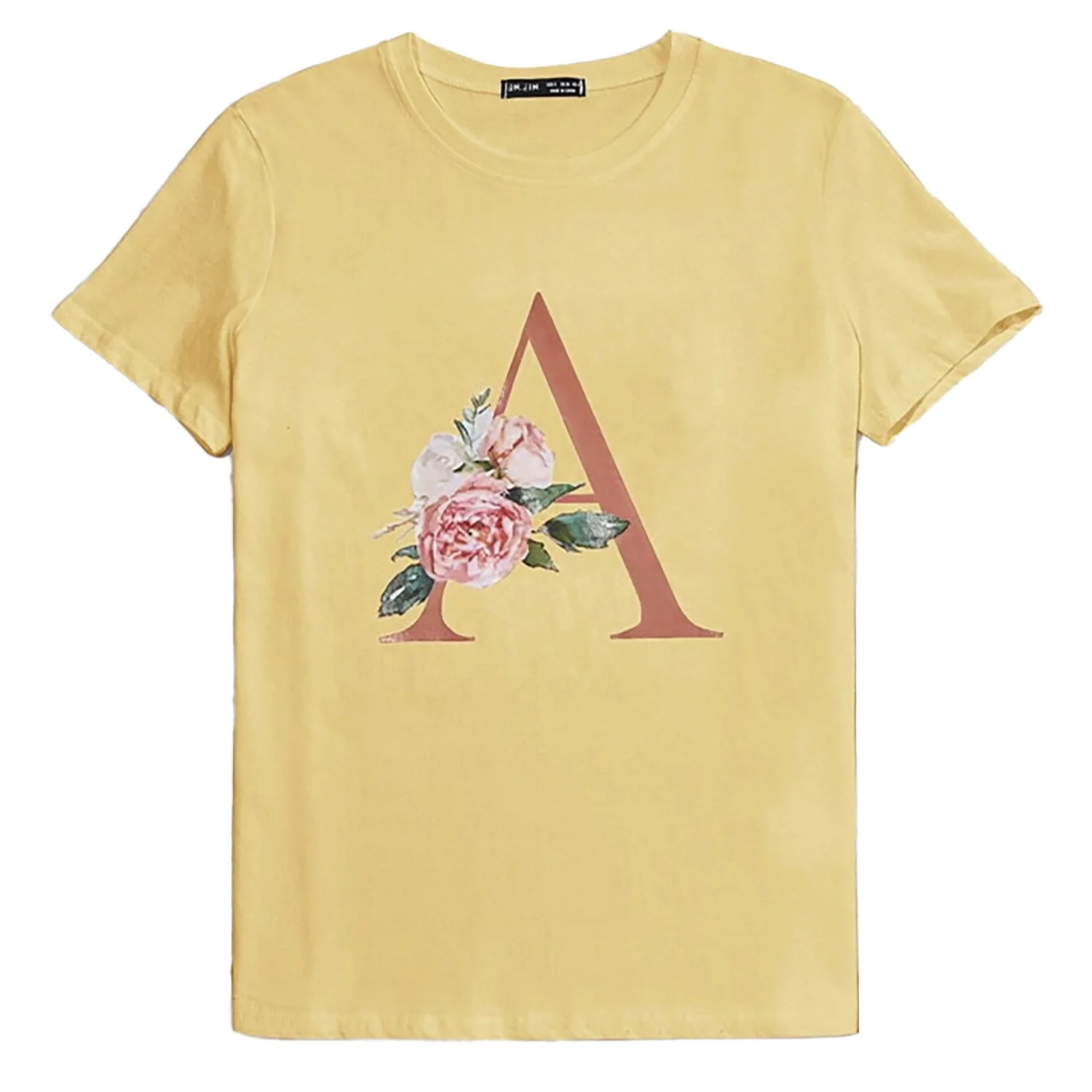  Лидер продаж женские футболки с графическим принтом на заказ оптовая продажа вышитые простые для девочек