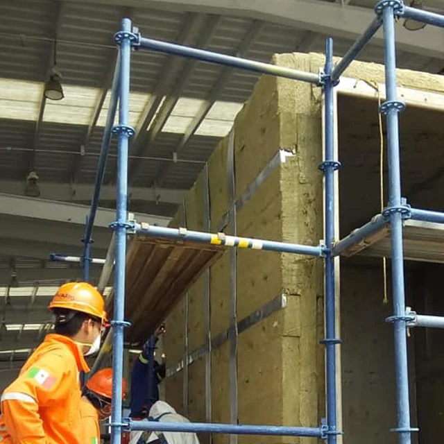 Building curtain wall with low thermal conductitivty Thermal Insulation 100kg/m3 Basalt Mineral wool Slab Rock wool Panel