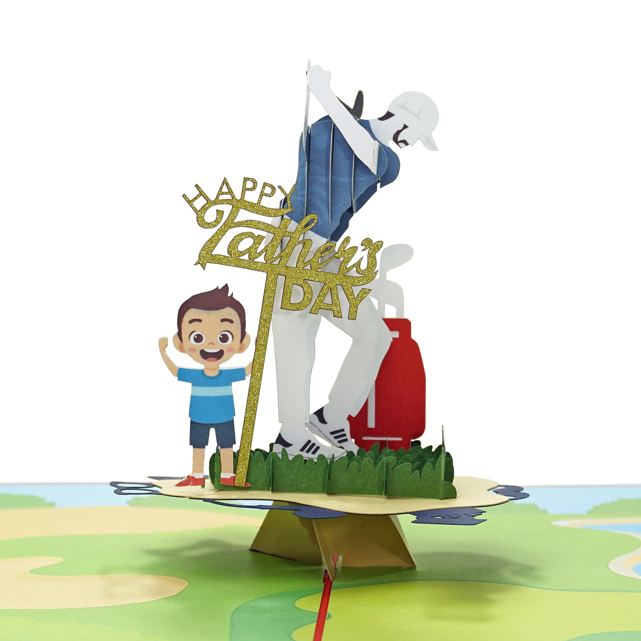 Лучшие подарки 3d Поздравительные открытки ручной работы на День отца от производителя из Вьетнама HMG