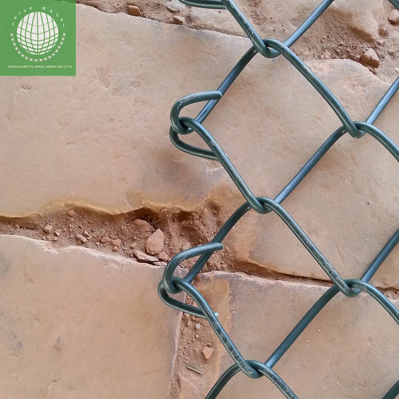 K Hot Dip galvan black iron mesh pakistan pvc coated 6ft Used Chain Link wire Fence pvc construction fence