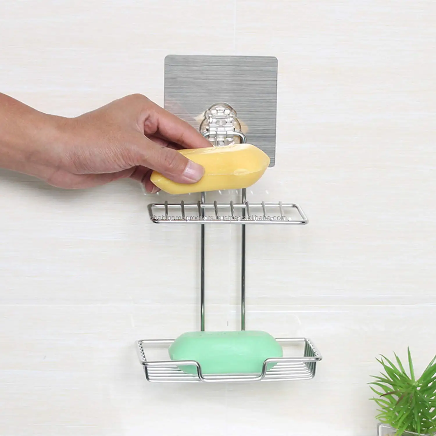 Double Soap Stand Stainless Steel bathroom soap stand hot sale product