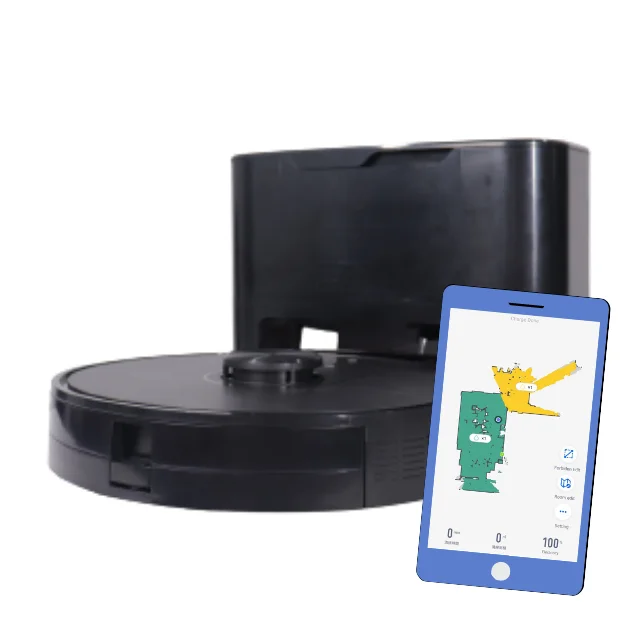 Amazon Best Selling Self emptying dustbin lds robot vacuum cleaner app wifi available for house use