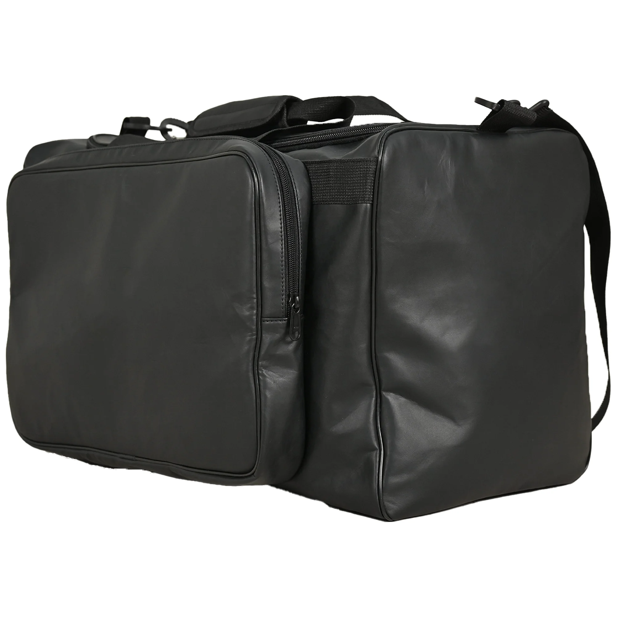 Customized 600D PVC Cordura Tote Duffle Gym Bag Men Water Resistant Zipper Closure Soft Leather Straps Canvas Travel Sports Use