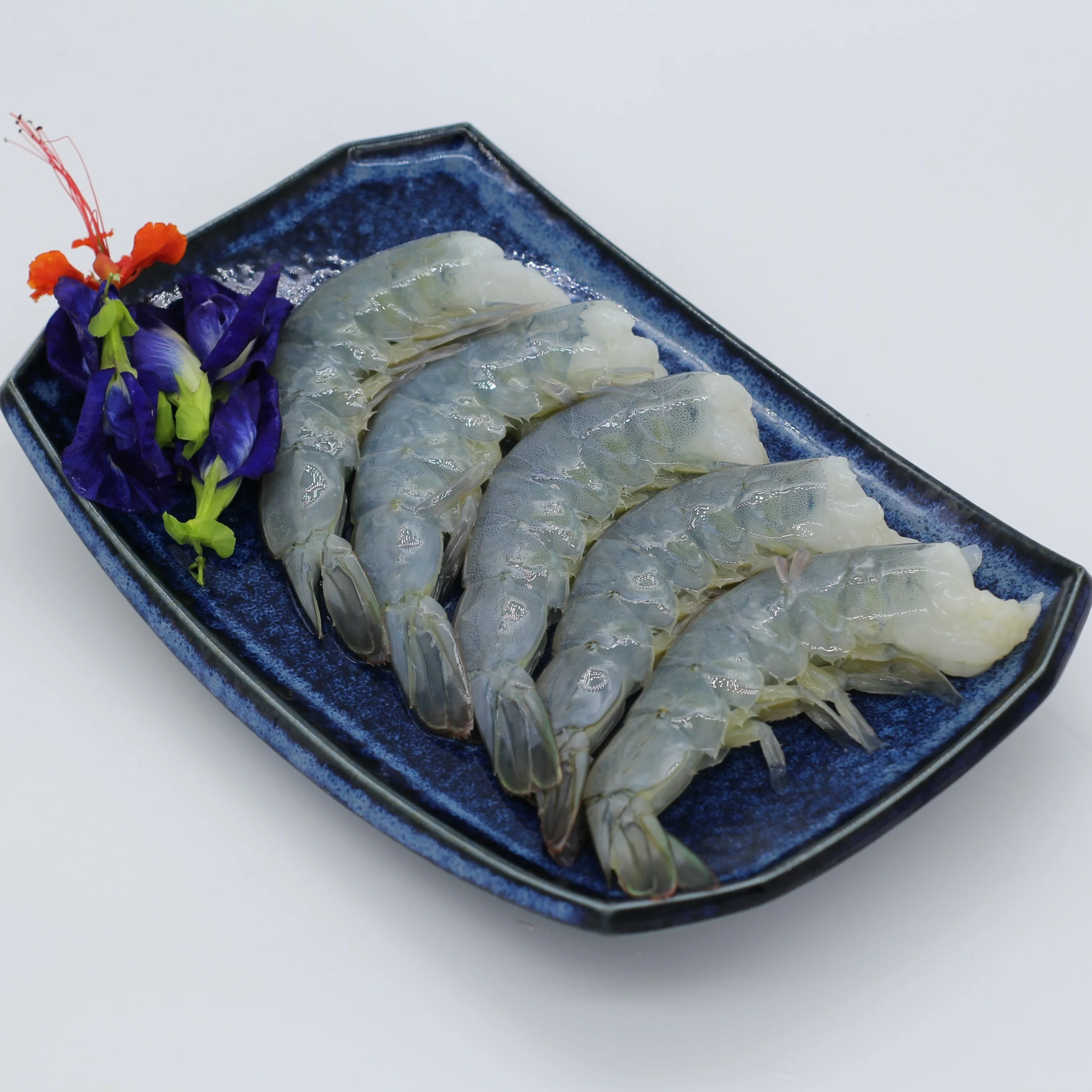 Блок лучшего качества замороженный необработанный хвост на креветке vannamei