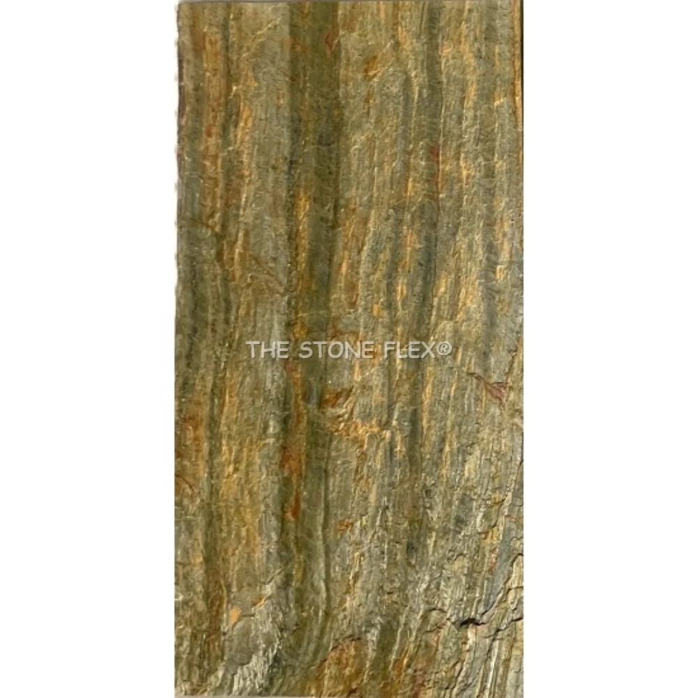 Eco Friendly Top Quality Flexible Forest Fire Quartzite Stone Veneer Sheet For Interior Exterior Wall Cladding