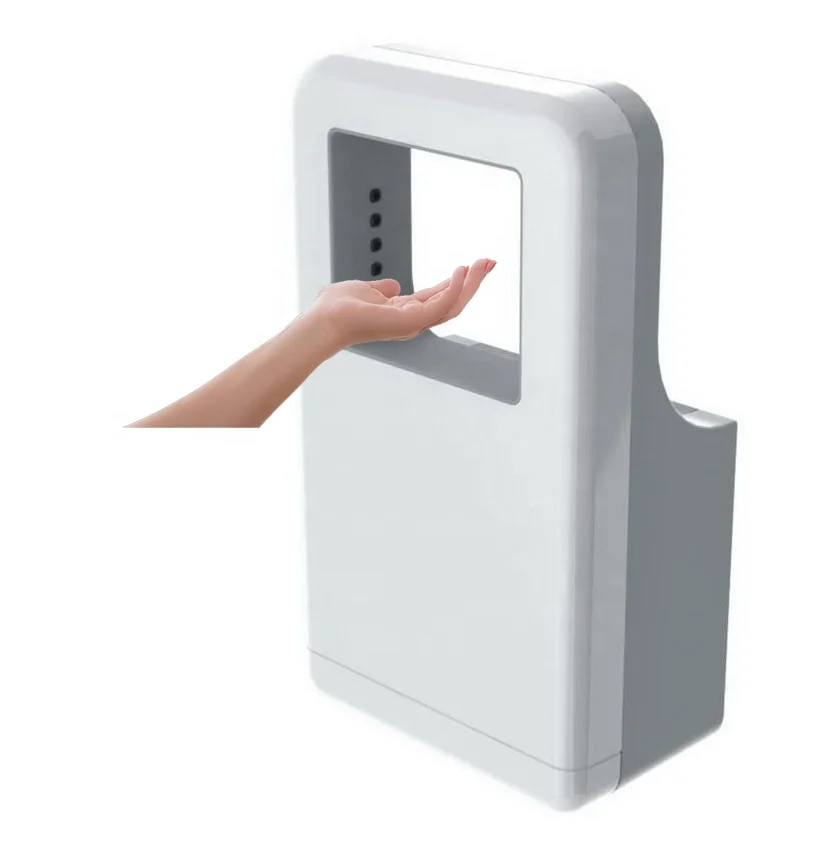 Антибактериальная Коммерческая настенная Автоматическая двухсторонняя струйная сушилка для рук 1600 Вт