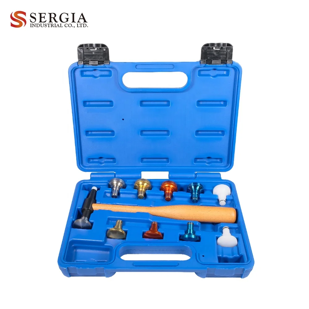 Taiwan 11pc Mini Interchangeable Car Automobile Auto Body Repair Tool Hammer Set