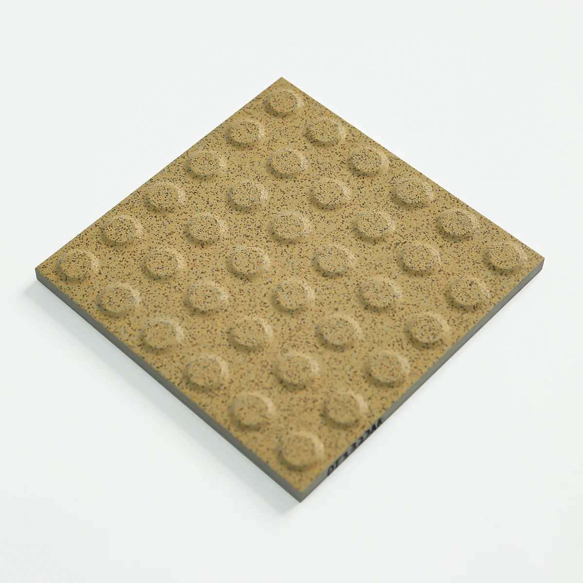 Artificial Tactile Tiles 300x300mm 18mm Yellow Tiles Outdoor Square Ceramic Tactile Tile For Blind People