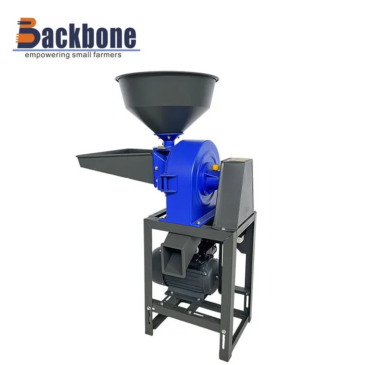 Backbone Machinery electric wheat nuts rice grain flour  dry grain powder pulverizer spice beans grinding machine