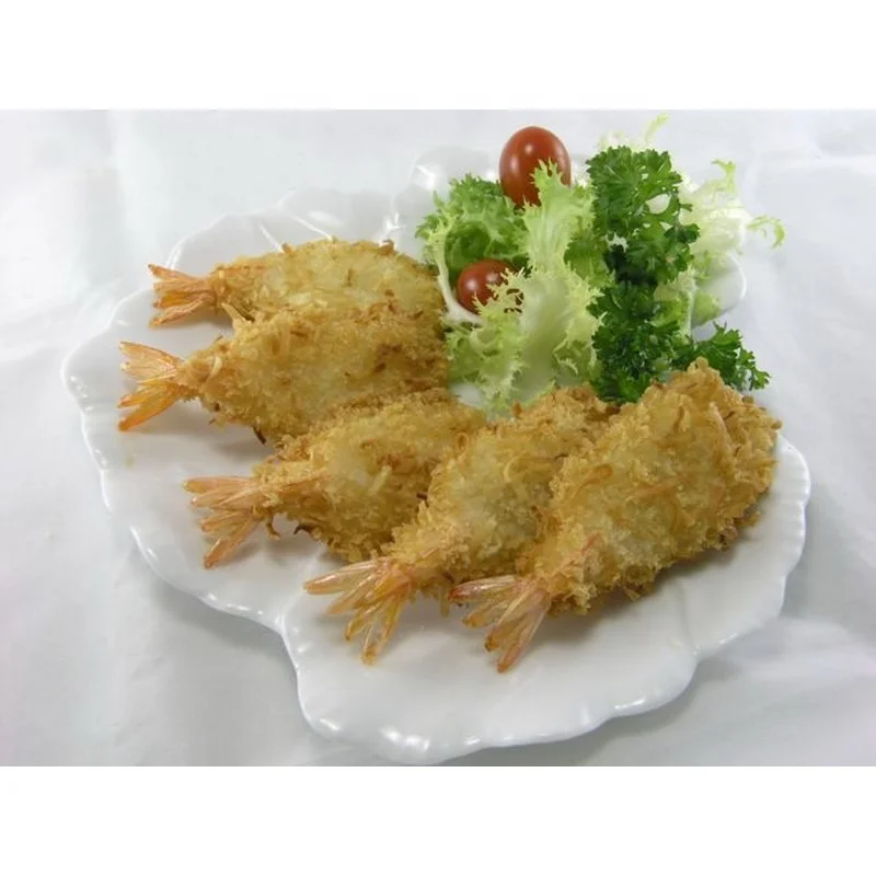 Top Quality Frozen Pre-Fried Breaded Butterfly Shrimp From Vietnam Factory Manufacture