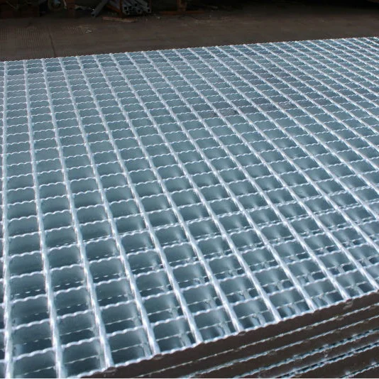 hot dip galvanized iron floor grid  bar grating welded grate chemical plant steel grating
