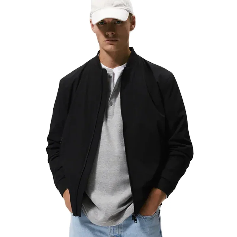 -Bomber-Jacket High Quality Custom Logo OEM Winter Outdoor Coat Sports Letter Man Jacket Big Size Jackets