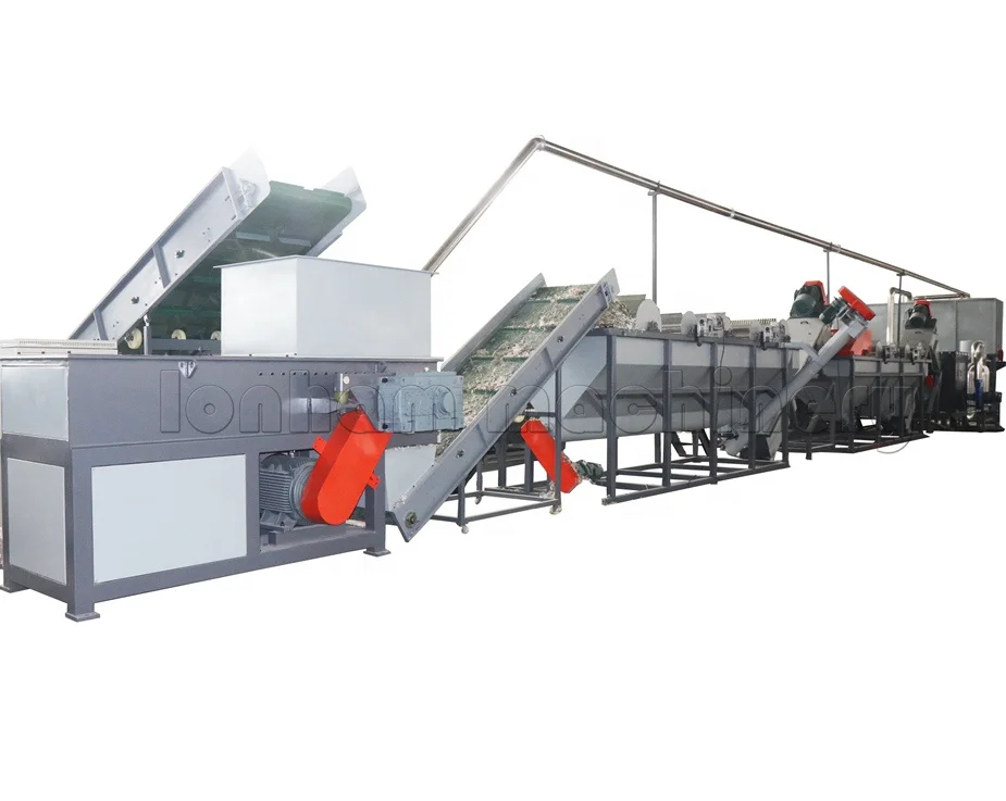 Waste PP Woven Bag Washing Crushing Line for Recycling Bags
