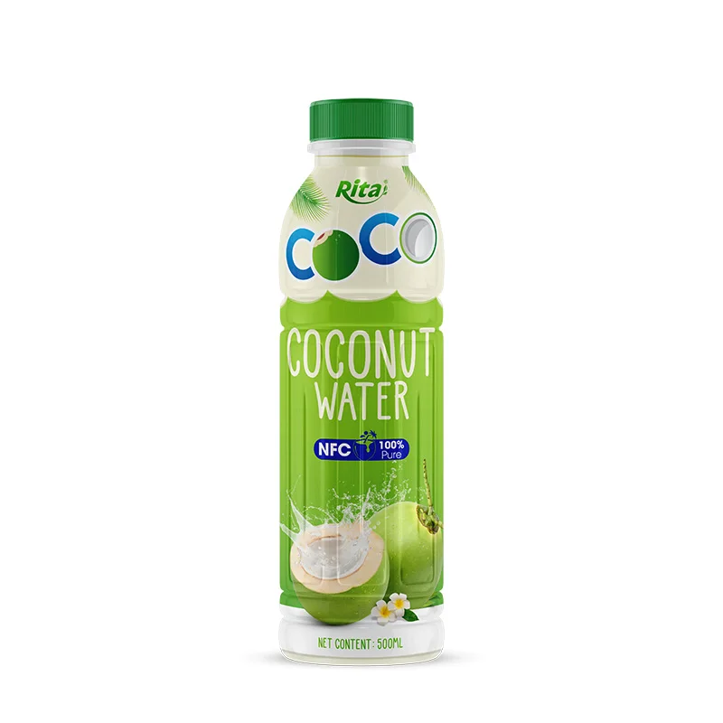 500ml Pet Bottle Fresh Coconut Water Original Drinking Daily Wholesale OEM ODM Private Label