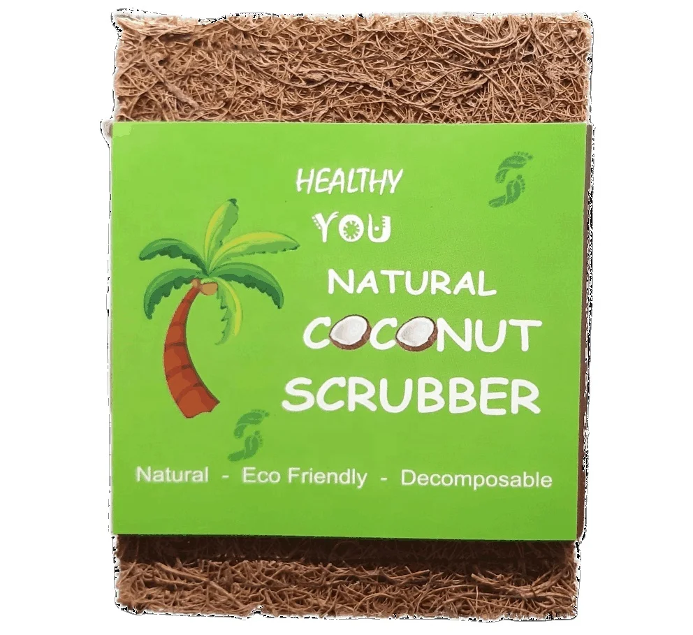 Top Selling Wholesale price ECO FRIENDLY KITCHEN COCONUT SCOURER for dish washing in kitchens