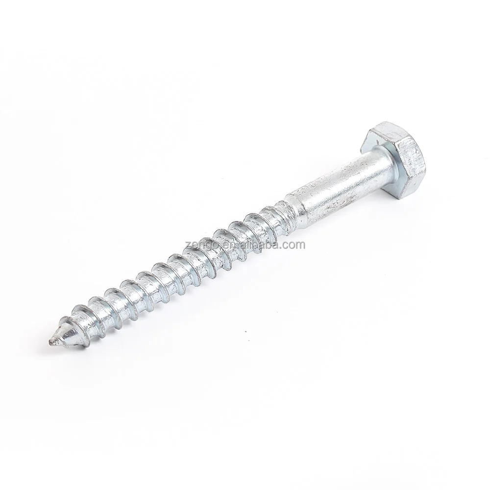 China Factory Wholesale High Quality Widely Used Stainless Steel Hex Head Wood Screw Universal Fasteners