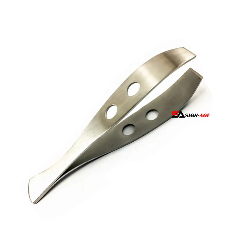 2024 Best Design Fish Bone Tweezers Stainless Steel Kitchen Fish Bone Tweezer Tool With Private Label