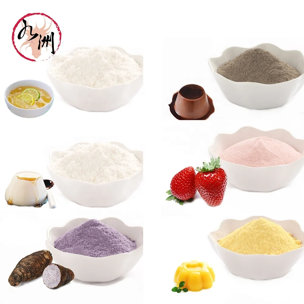 Jiuzhou_Matcha Pudding 1kg -Best Taiwan Bubble Tea Supplier