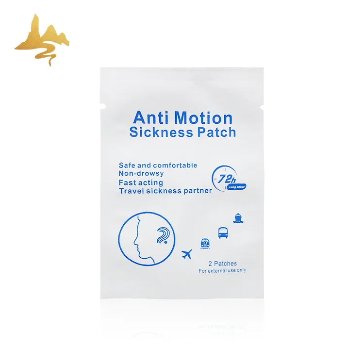 OEM Service Chinese Herbal Ginger Plaster Transdermal No More Nausea Sticker Anti Motion Sickness Patch